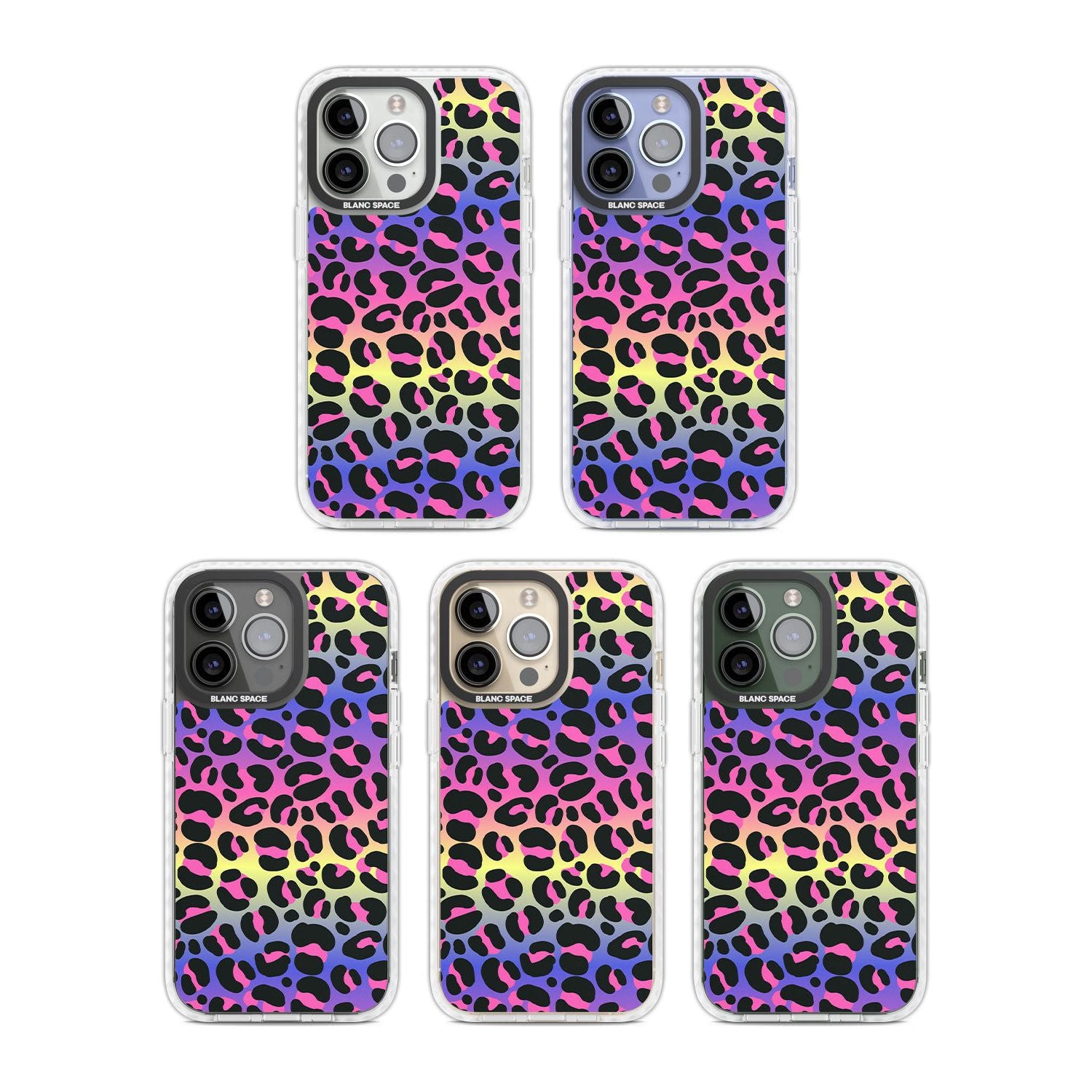 Rainbow Gradient Leopard