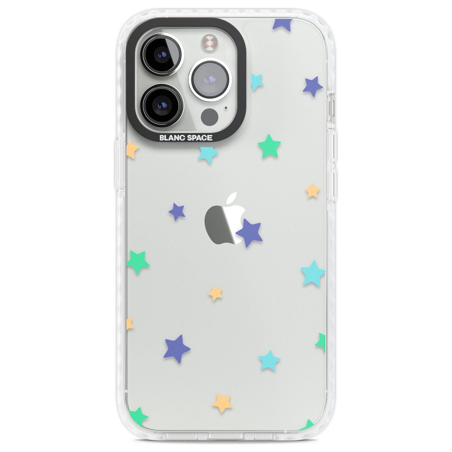 Pastel Stars Pattern Phone Case iPhone 13 Pro / Impact Case,iPhone 14 Pro / Impact Case,iPhone 15 Pro Max / Impact Case,iPhone 15 Pro / Impact Case Blanc Space