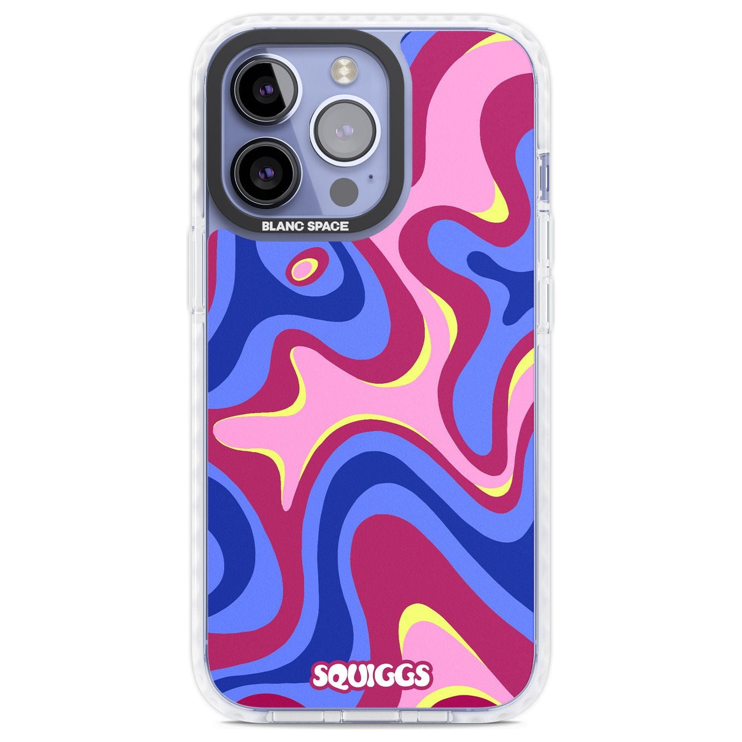 Blue Lava Phone Case iPhone 13 Pro / Impact Case,iPhone 14 Pro / Impact Case,iPhone 15 Pro Max / Impact Case,iPhone 15 Pro / Impact Case Blanc Space