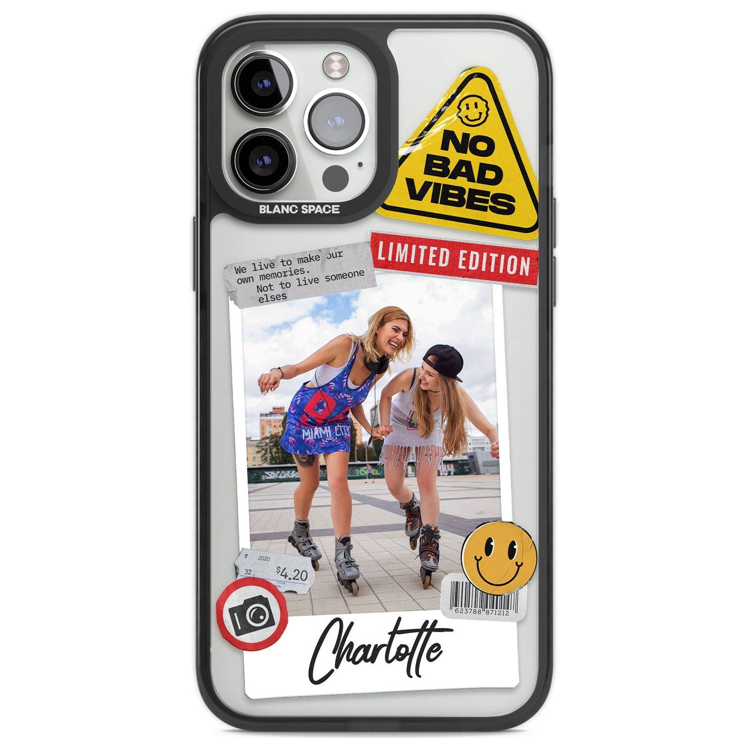 Personalised Snake Instant PhotoPhone Case for iPhone 14 Pro Max