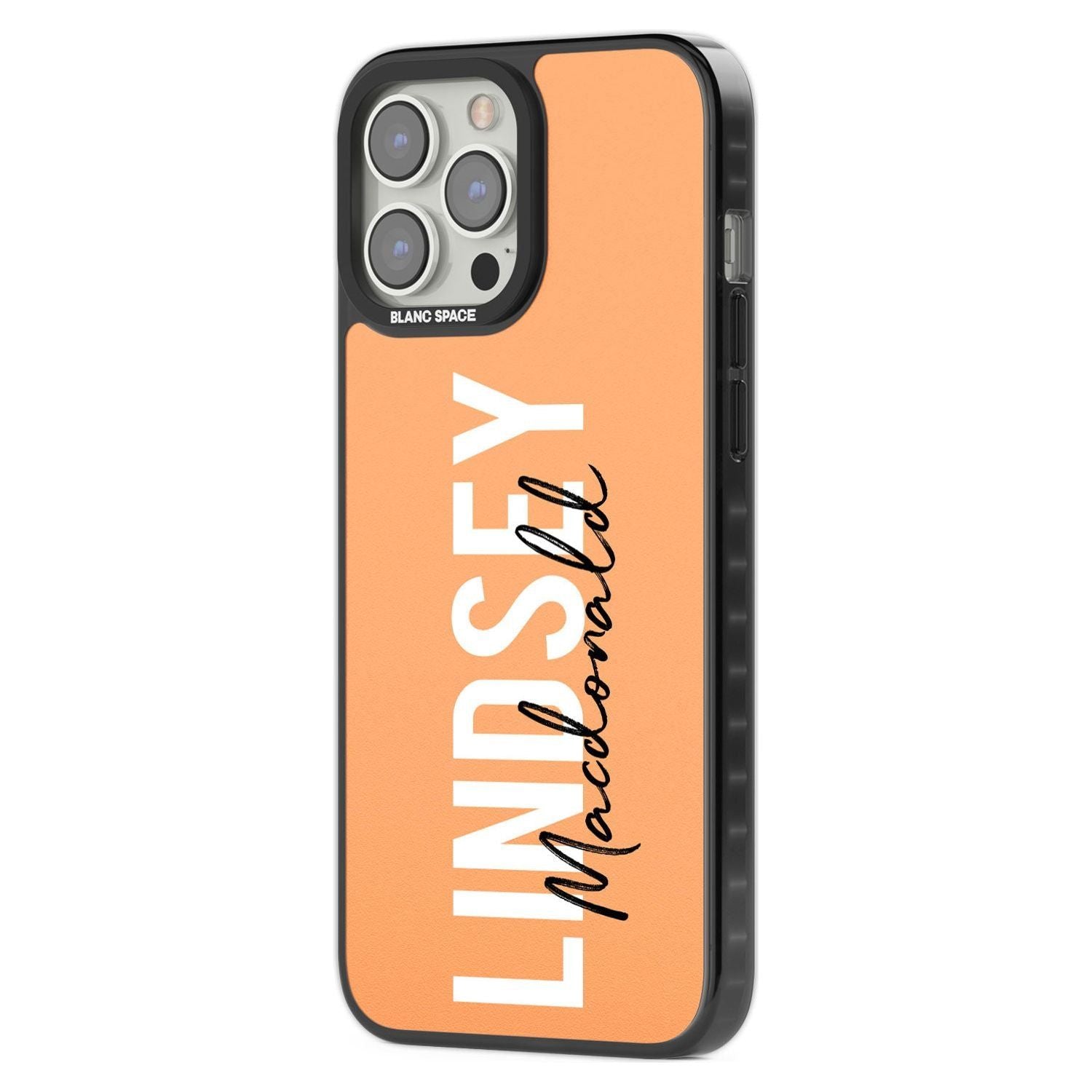 Personalised Bold Name: Peach Custom Phone Case iPhone 15 Pro Max / Black Impact Case,iPhone 15 Plus / Black Impact Case,iPhone 15 Pro / Black Impact Case,iPhone 15 / Black Impact Case,iPhone 15 Pro Max / Impact Case,iPhone 15 Plus / Impact Case,iPhone 15 Pro / Impact Case,iPhone 15 / Impact Case,iPhone 15 Pro Max / Magsafe Black Impact Case,iPhone 15 Plus / Magsafe Black Impact Case,iPhone 15 Pro / Magsafe Black Impact Case,iPhone 15 / Magsafe Black Impact Case,iPhone 14 Pro Max / Black Impact Case,iPhone
