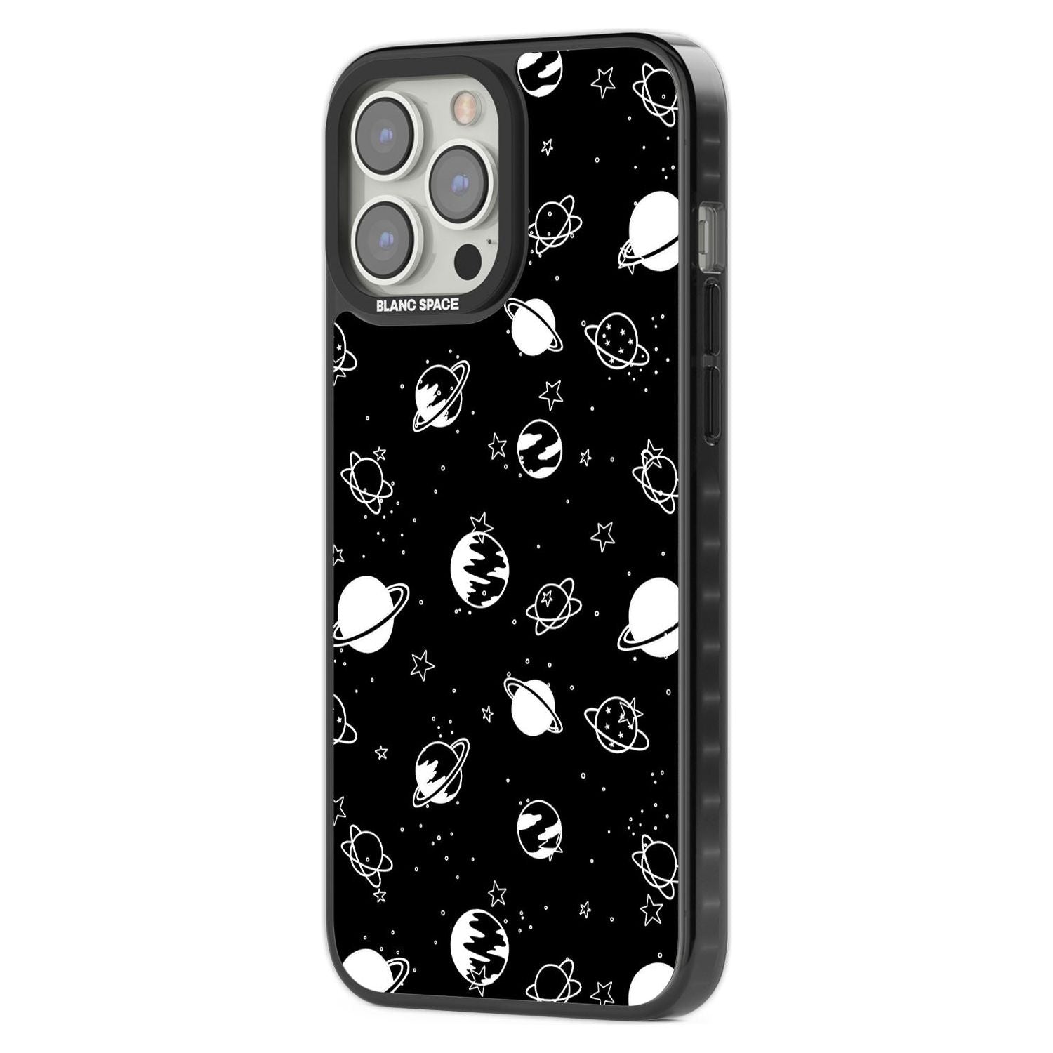 White Planets On Black