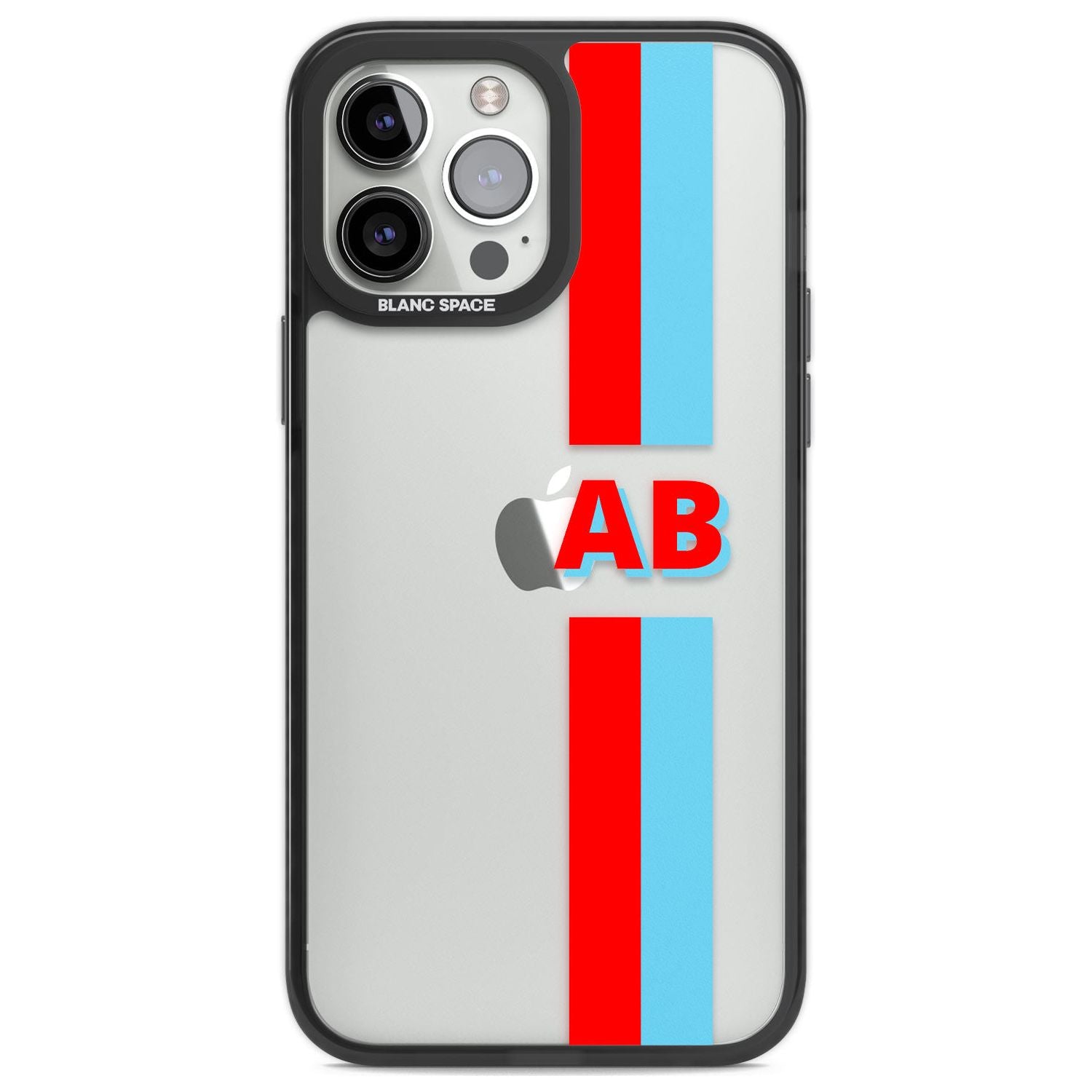 Personalised Clear Text 6B Custom Phone Case iPhone 13 Pro Max / Black Impact Case,iPhone 14 Pro Max / Black Impact Case Blanc Space