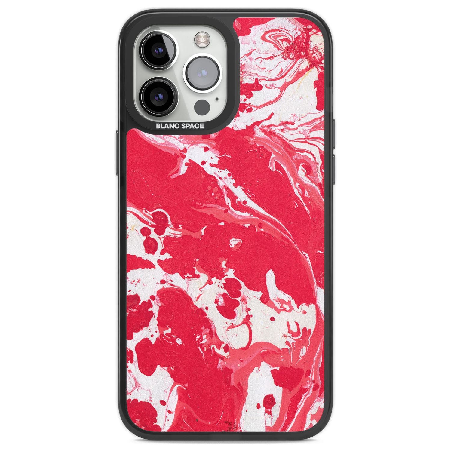Red & White Marbled