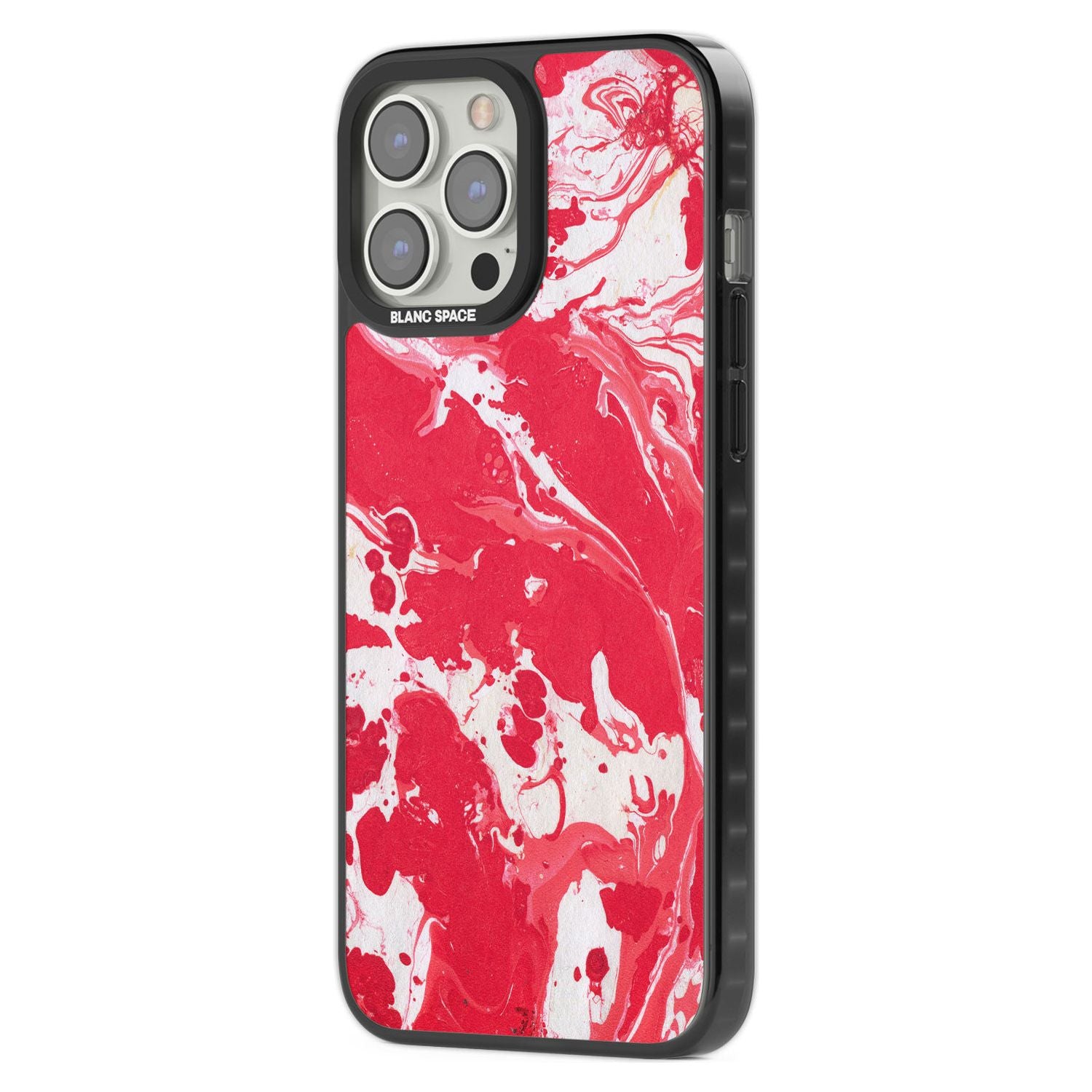 Red & White Marbled
