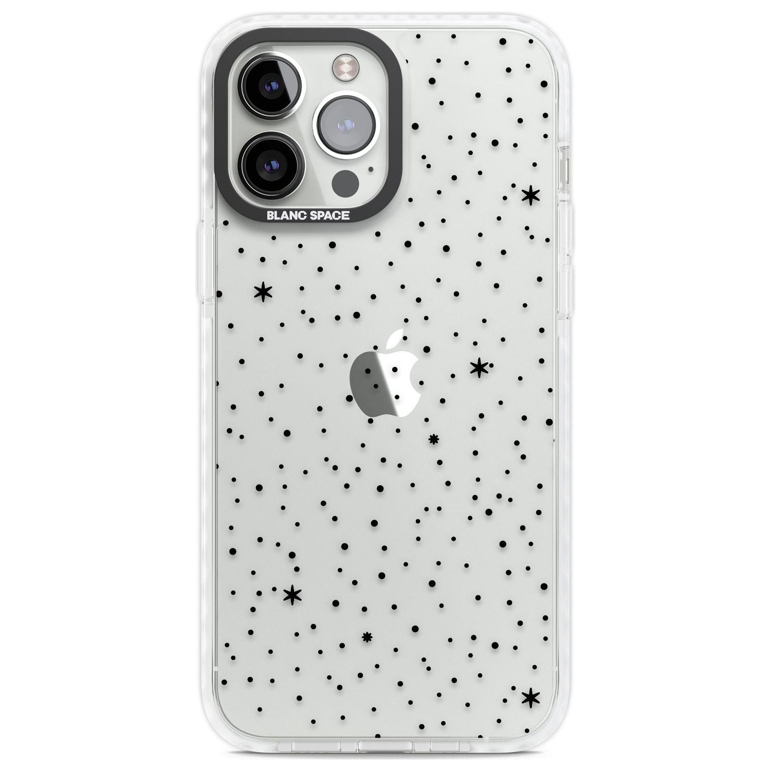 Celestial Starry Sky Phone Case iPhone 13 Pro Max / Impact Case,iPhone 14 Pro Max / Impact Case Blanc Space