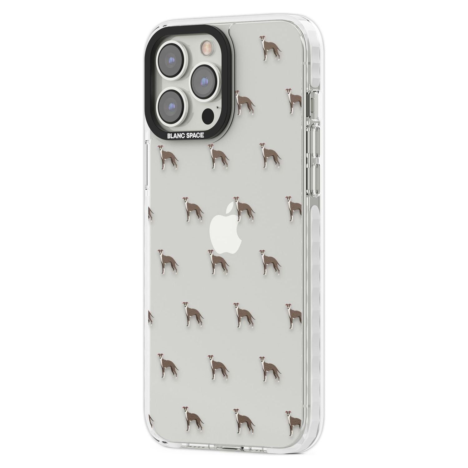 Whippet Dog Pattern Clear