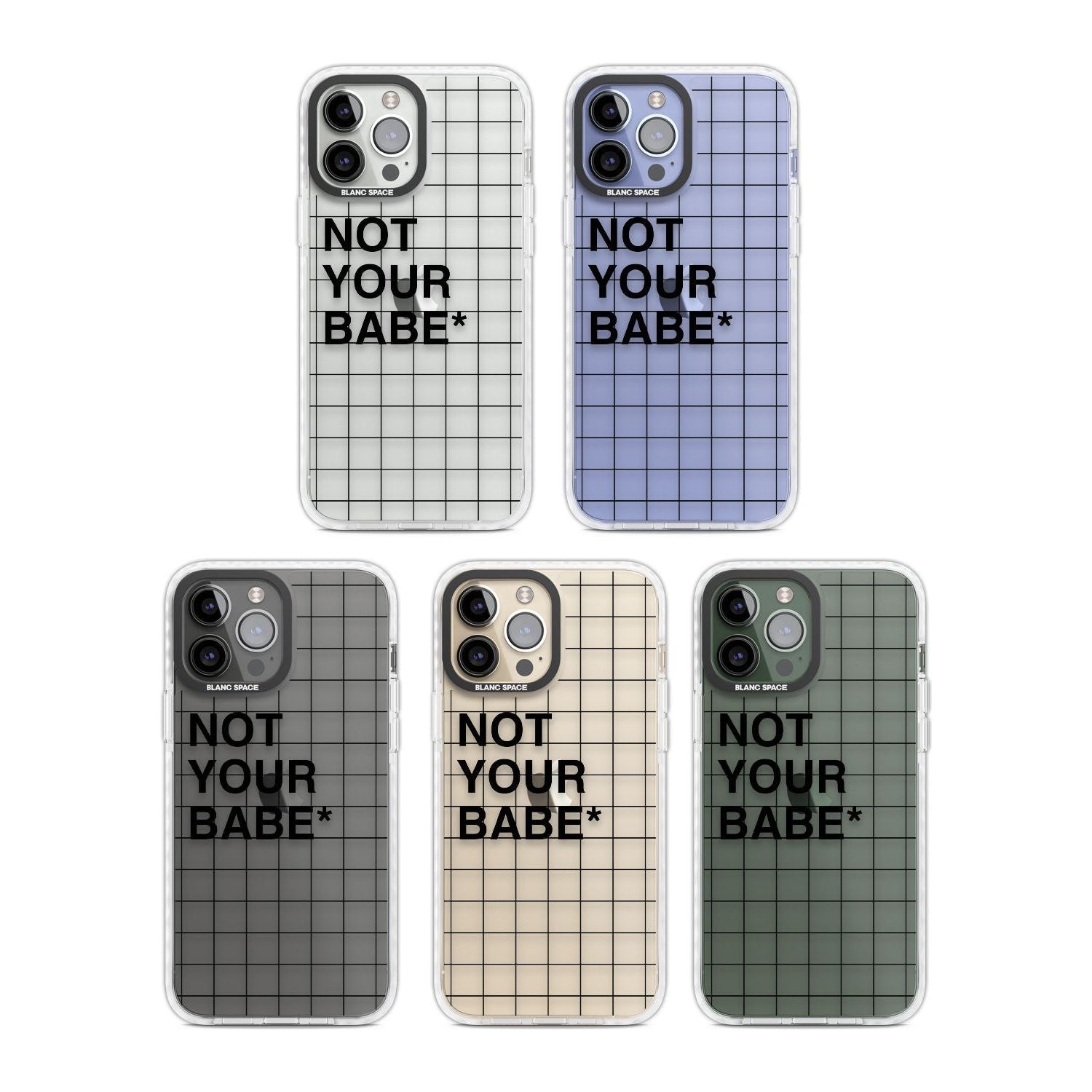 Grid Pattern Not Your Babe Phone Case iPhone 15 Pro Max / Black Impact Case,iPhone 15 Plus / Black Impact Case,iPhone 15 Pro / Black Impact Case,iPhone 15 / Black Impact Case,iPhone 15 Pro Max / Impact Case,iPhone 15 Plus / Impact Case,iPhone 15 Pro / Impact Case,iPhone 15 / Impact Case,iPhone 15 Pro Max / Magsafe Black Impact Case,iPhone 15 Plus / Magsafe Black Impact Case,iPhone 15 Pro / Magsafe Black Impact Case,iPhone 15 / Magsafe Black Impact Case,iPhone 14 Pro Max / Black Impact Case,iPhone 14 Plus /
