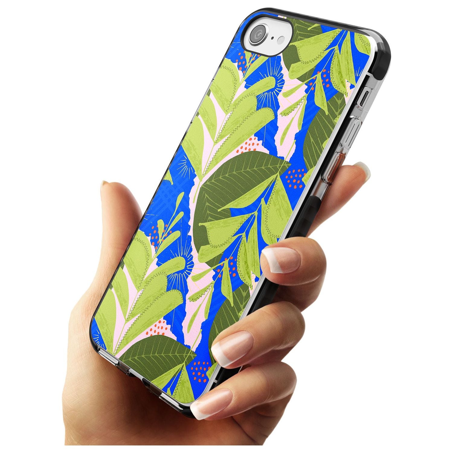 Fern Leaves Abstract Pattern iPhone Case Phone Case - Case Warehouse