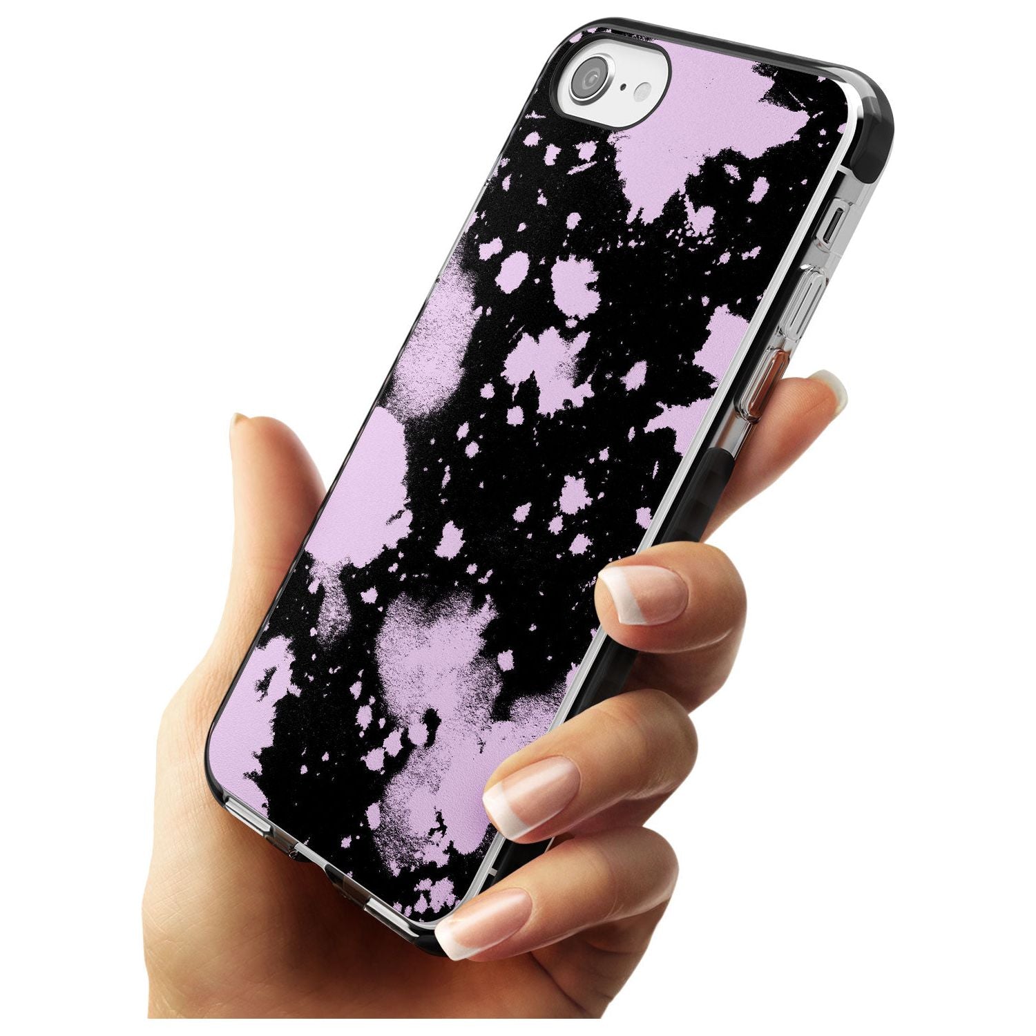 Pink & Black Acid Wash Tie-Dye iPhone Case Phone Case - Case Warehouse