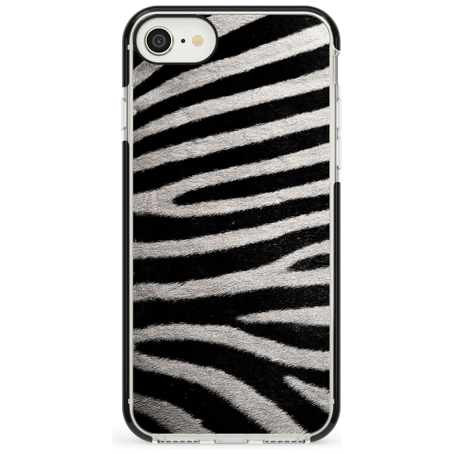Zebra Print iPhone Case Black Impact Phone Case - Case Warehouse