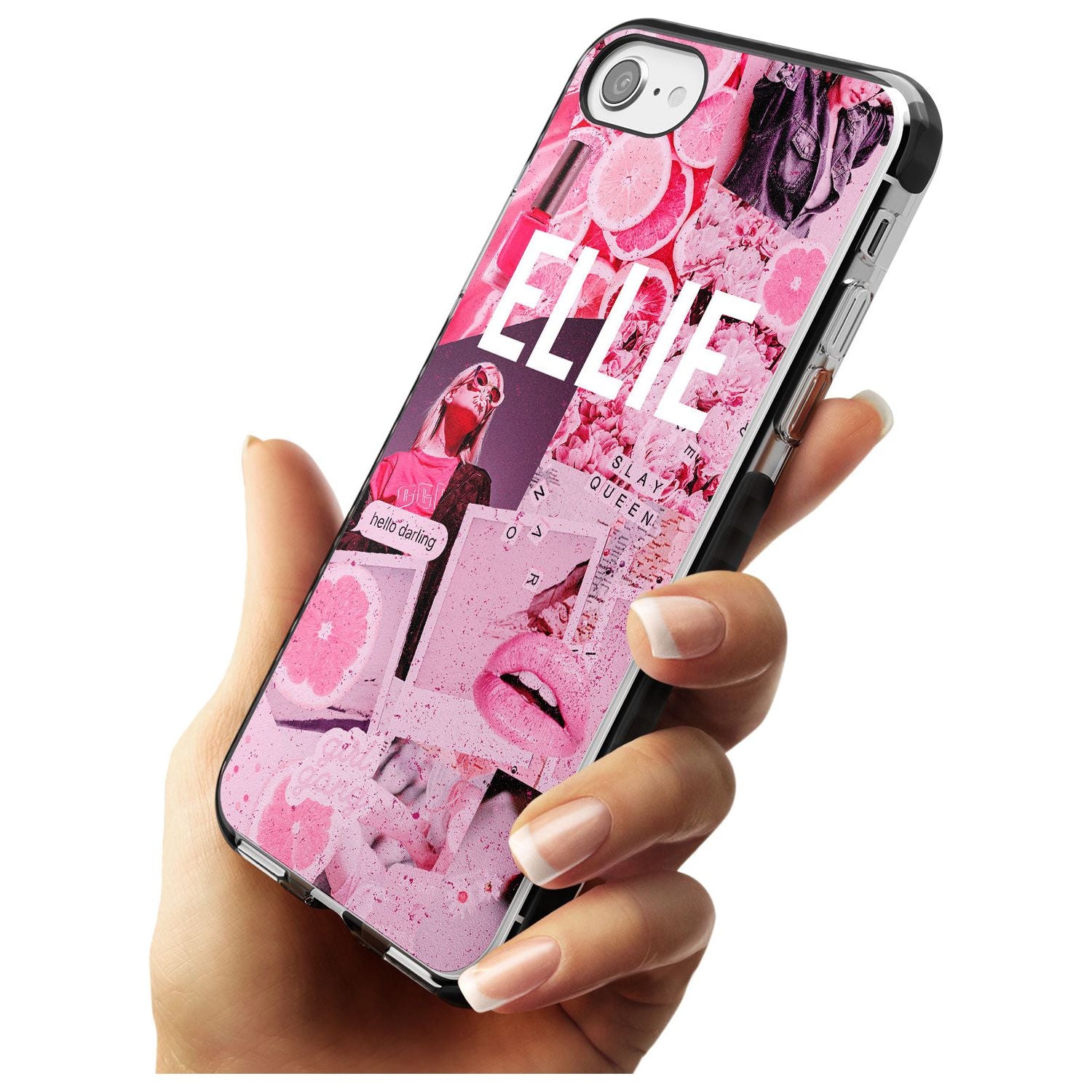 Sweet Pink Fashion Collage iPhone Case Custom Phone Case - Case Warehouse