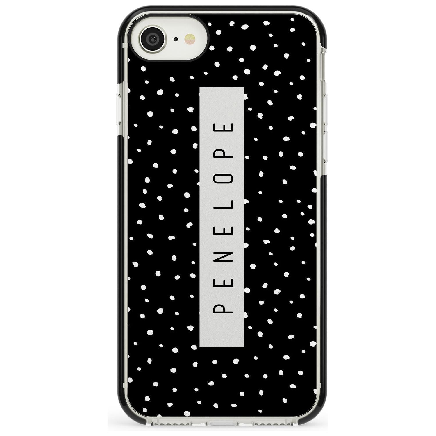 Custom Black Dots iPhone Case Black Impact Custom Phone Case - Case Warehouse