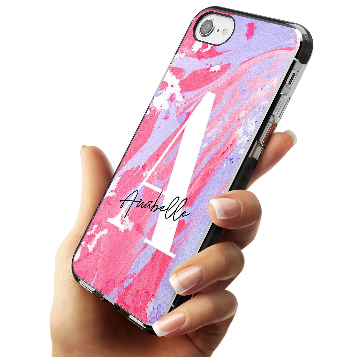Pink & Purple - Custom Marble iPhone Case Custom Phone Case - Case Warehouse