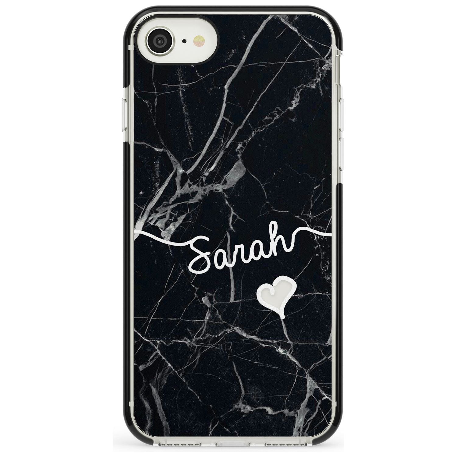 Black Marble iPhone Case Black Impact Custom Phone Case - Case Warehouse