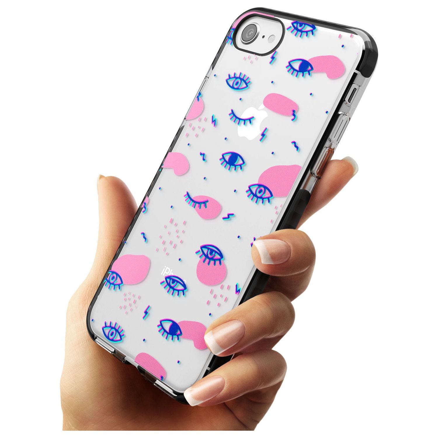 Pink Eye Blotches iPhone Case Phone Case - Case Warehouse