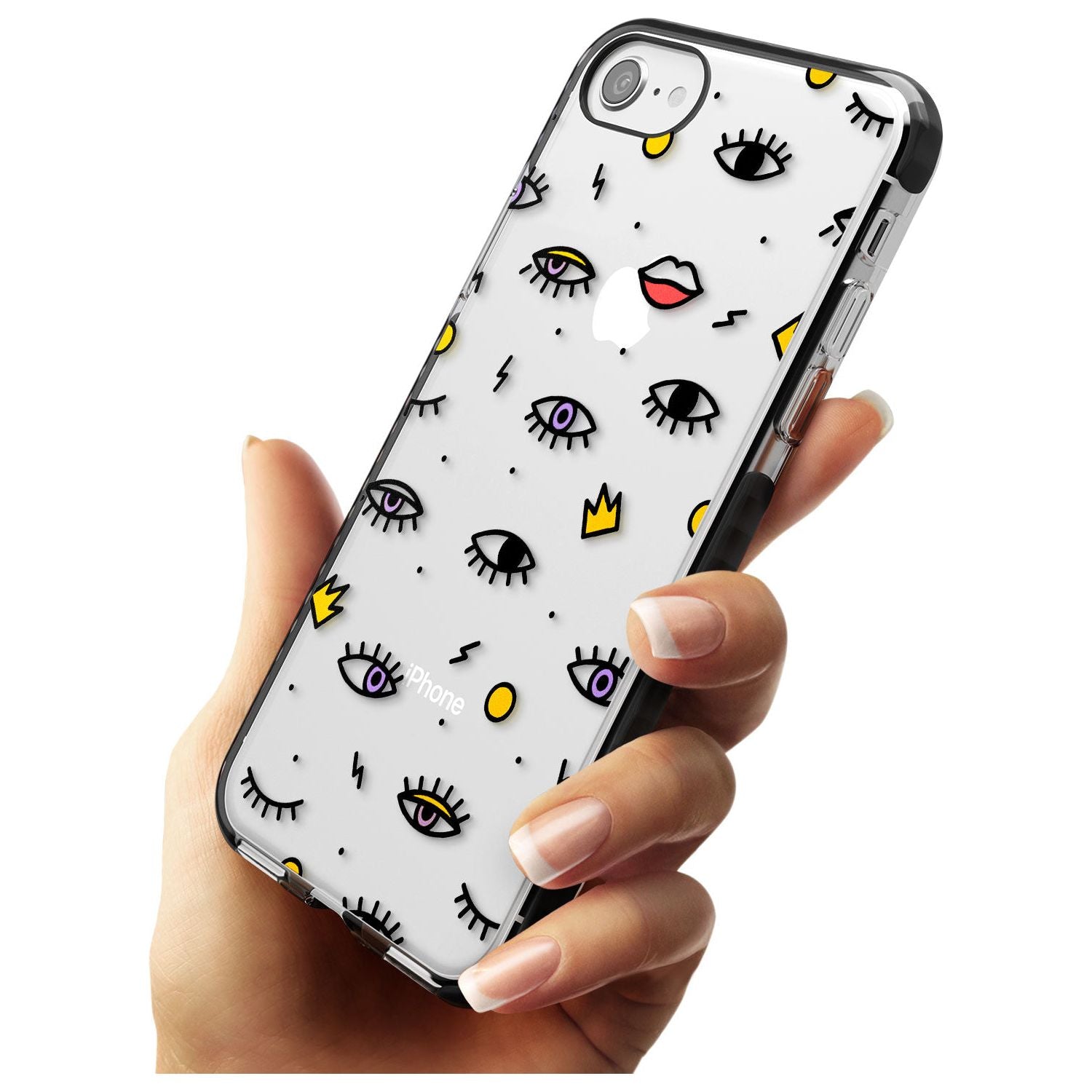 Eyes & Lips Icons iPhone Case Phone Case - Case Warehouse