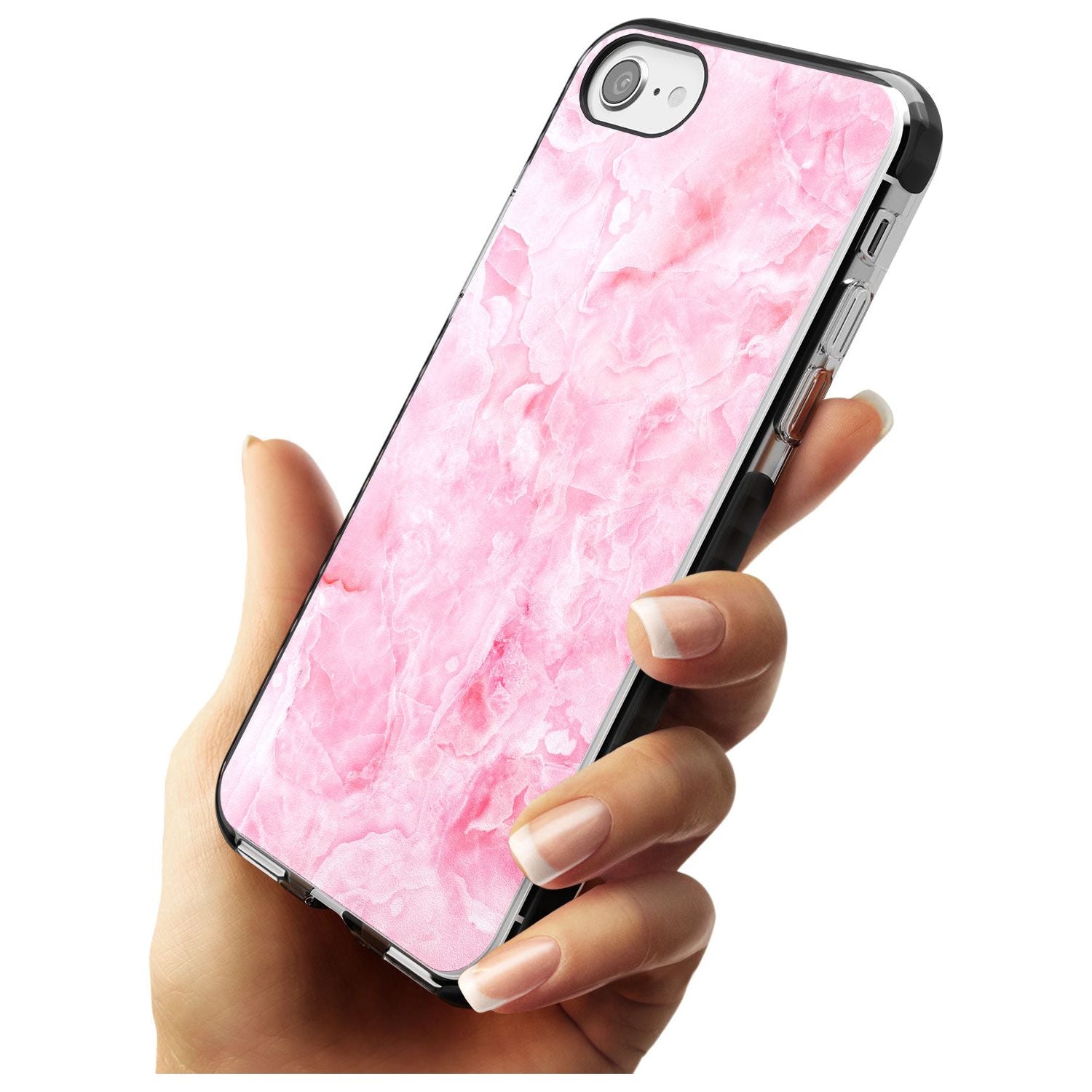 Bright Pink Onyx Marble Texture iPhone Case Phone Case - Case Warehouse