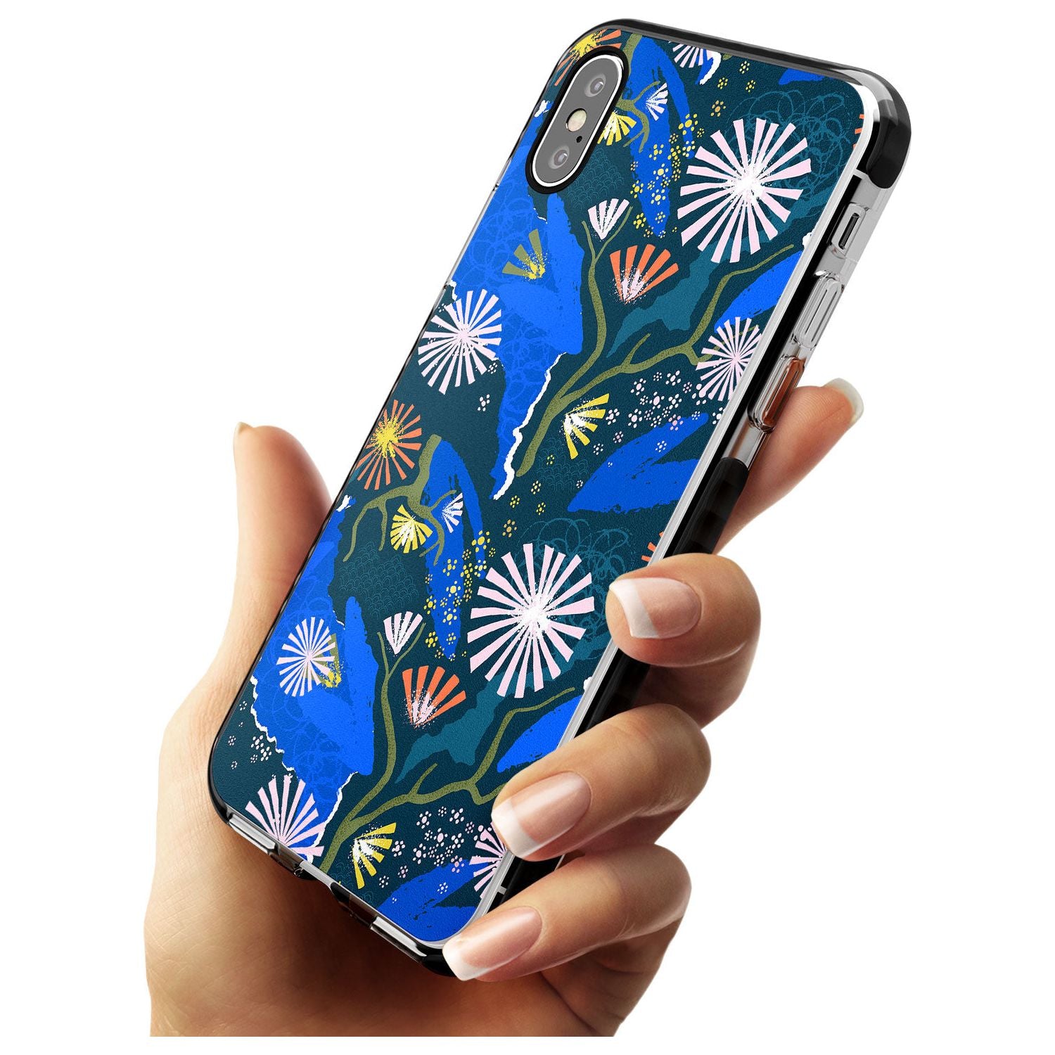 Dark Botanicals Abstract Pattern iPhone Case Phone Case - Case Warehouse