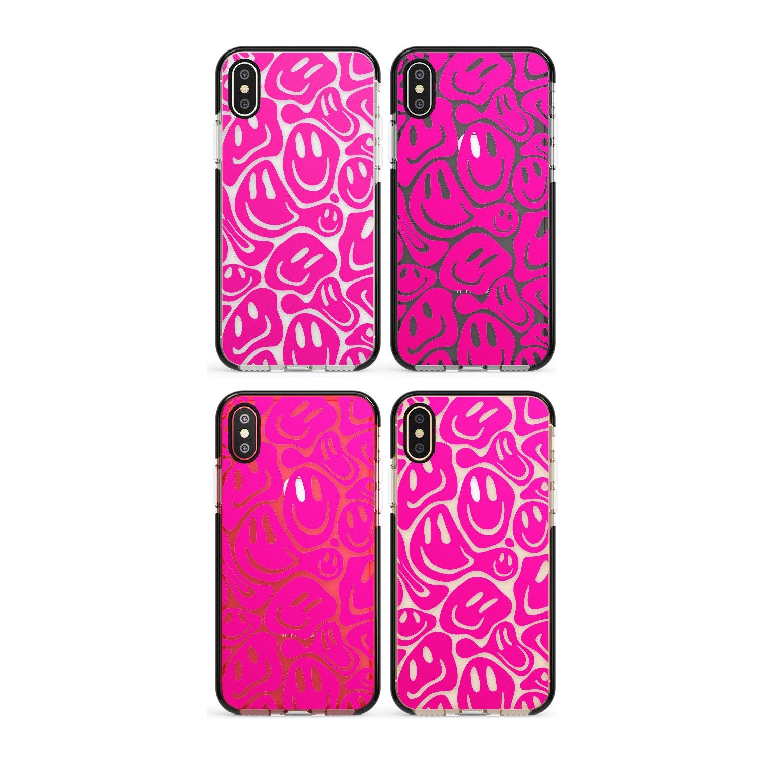 Blue Acid Faces Phone Case for iPhone X XS Max XR