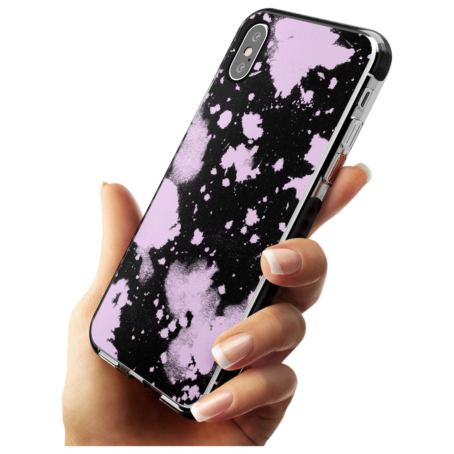 Pink & Black Acid Wash Tie-Dye iPhone Case Phone Case - Case Warehouse