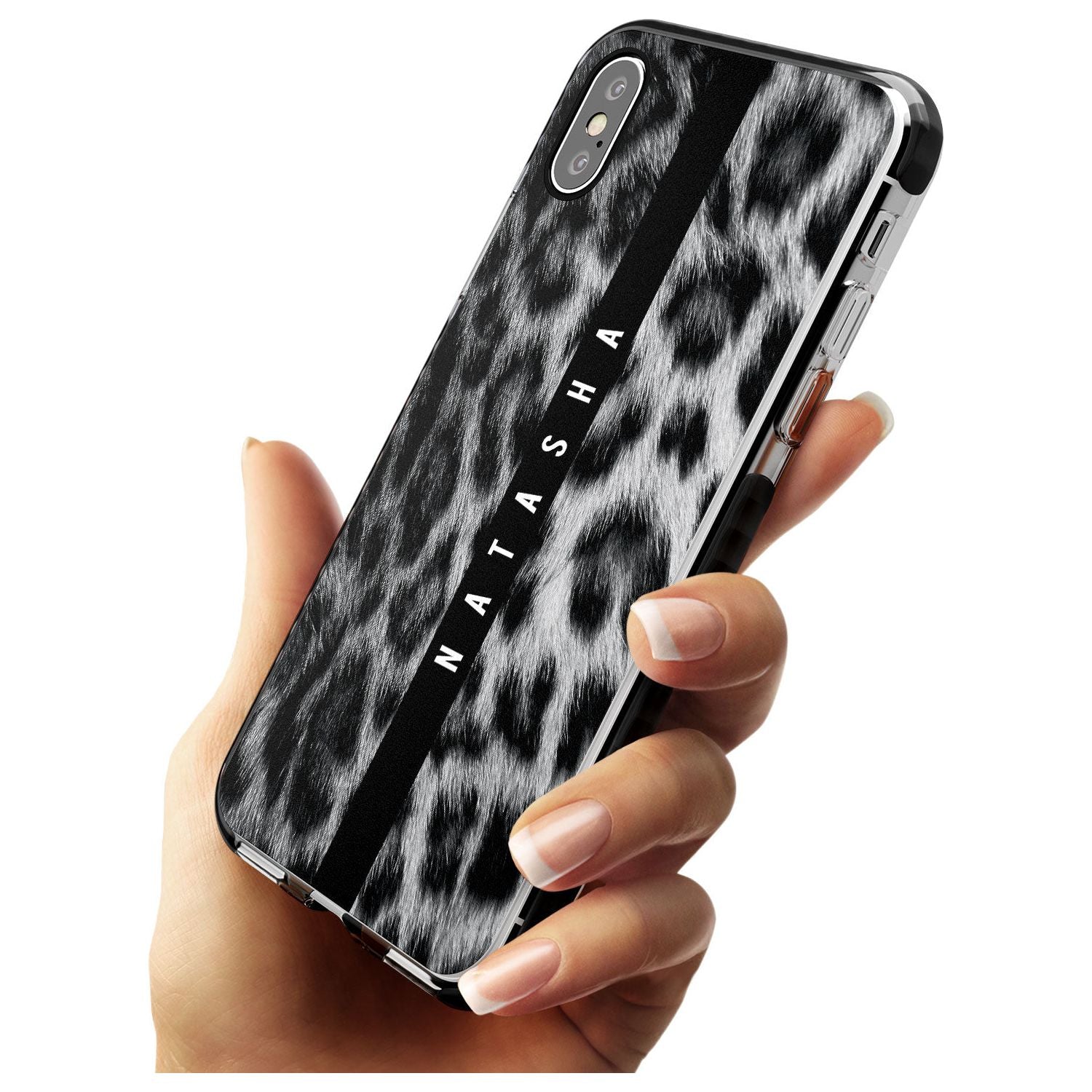 Snow Leopard Print iPhone Case Custom Phone Case - Case Warehouse