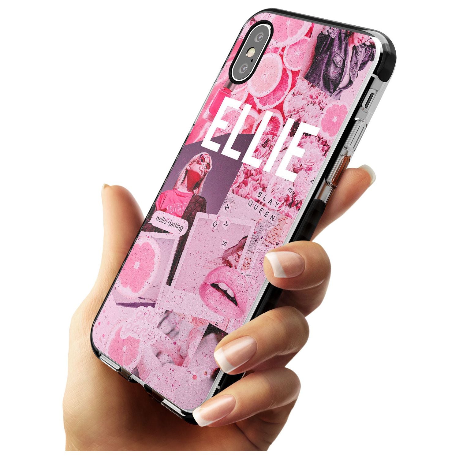 Sweet Pink Fashion Collage iPhone Case Custom Phone Case - Case Warehouse