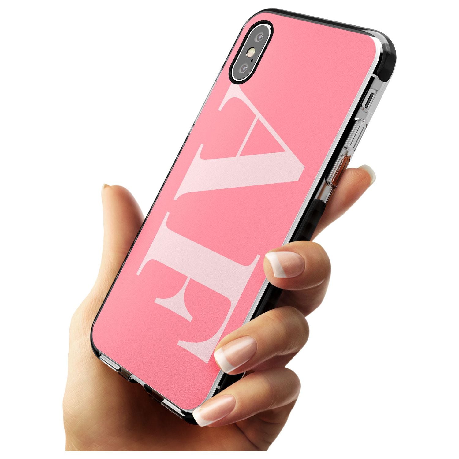 Light & Dark Pink Personalised iPhone Case Custom Phone Case - Case Warehouse