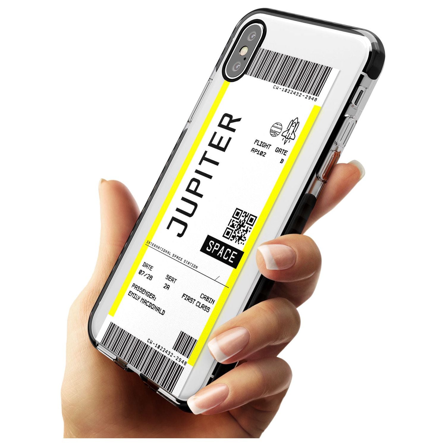 Jupiter Travel Ticket iPhone Case Custom Phone Case - Case Warehouse