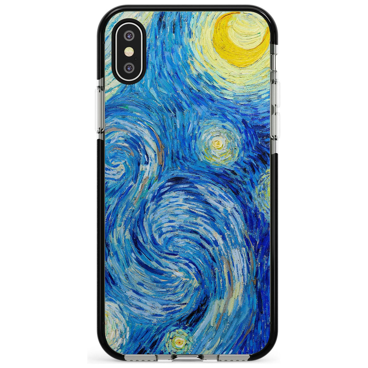 The Starry Night by Vincent Van Gogh Pink Fade Impact Phone Case for iPhone X XS Max XR