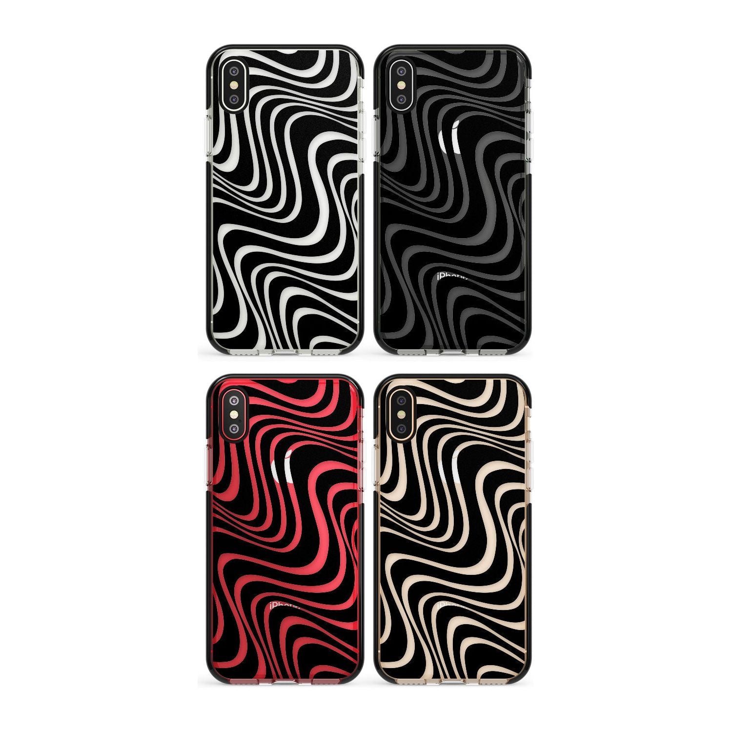 Damascus Steel Phone Case for iPhone X XS Max XR