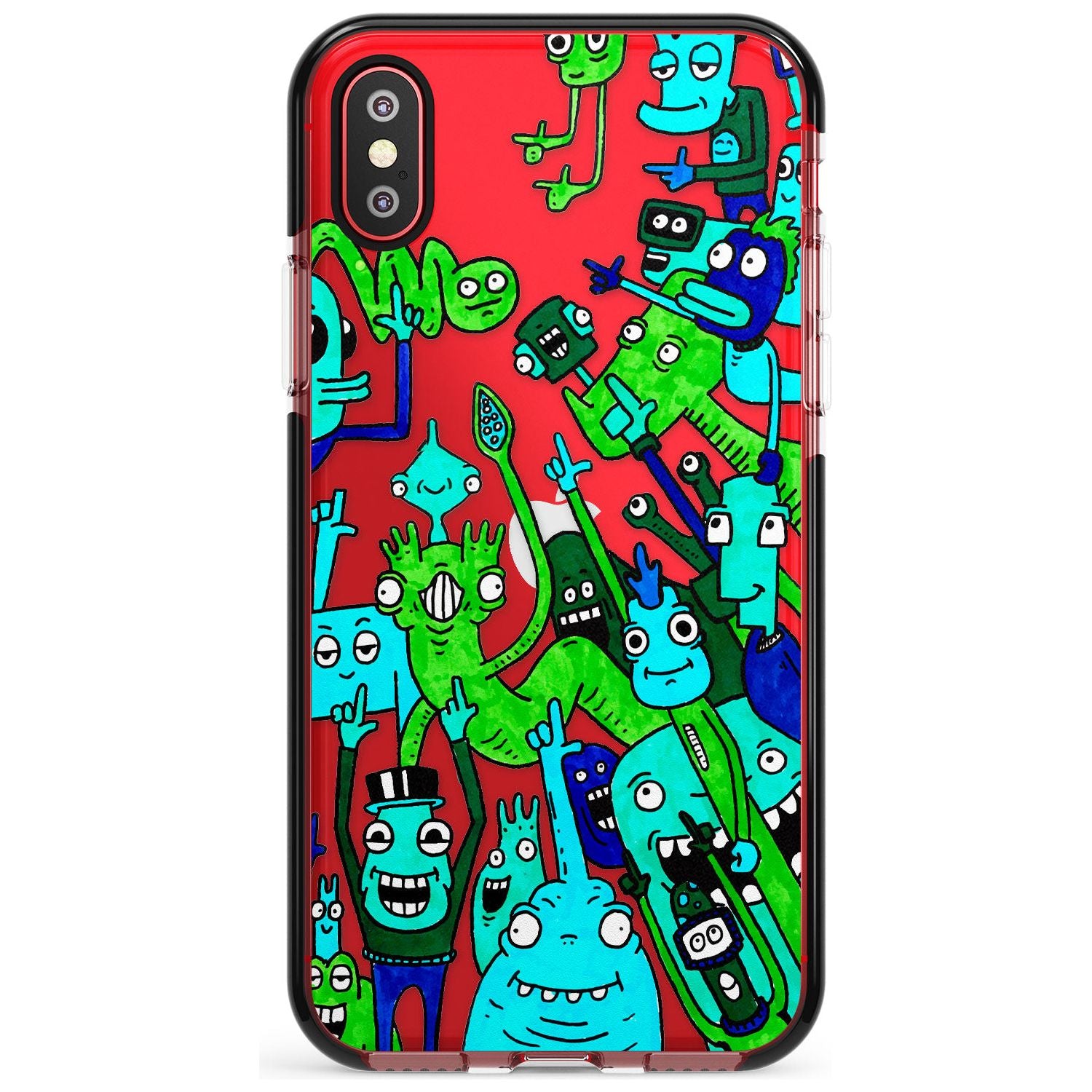 Don't Point Black Impact Phone Case for iPhone X XS Max XR