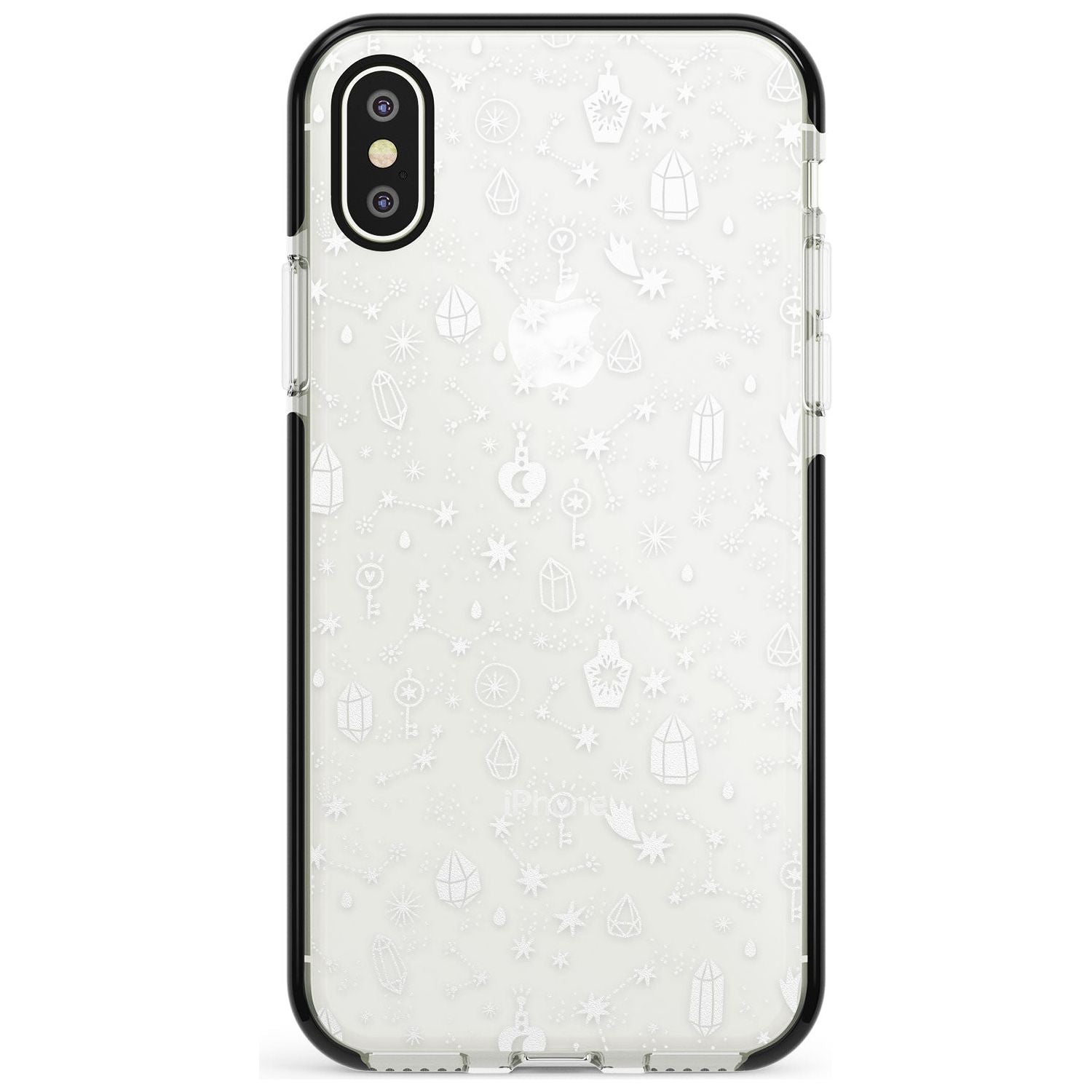 White Magic Black Impact Phone Case for iPhone X XS Max XR