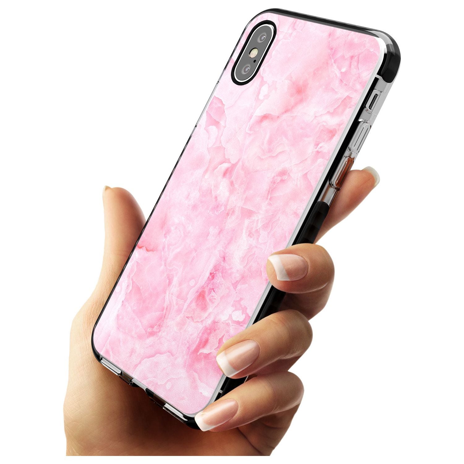 Bright Pink Onyx Marble Texture iPhone Case Phone Case - Case Warehouse