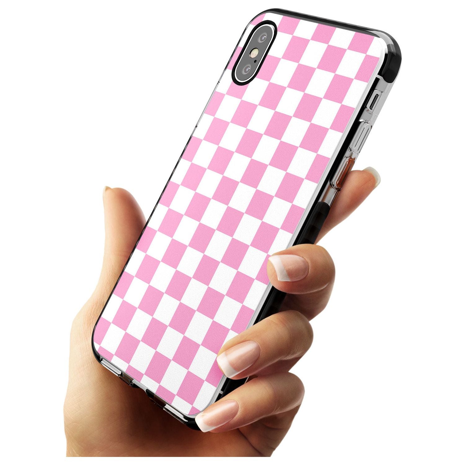 Pink Checkered iPhone Case Phone Case - Case Warehouse