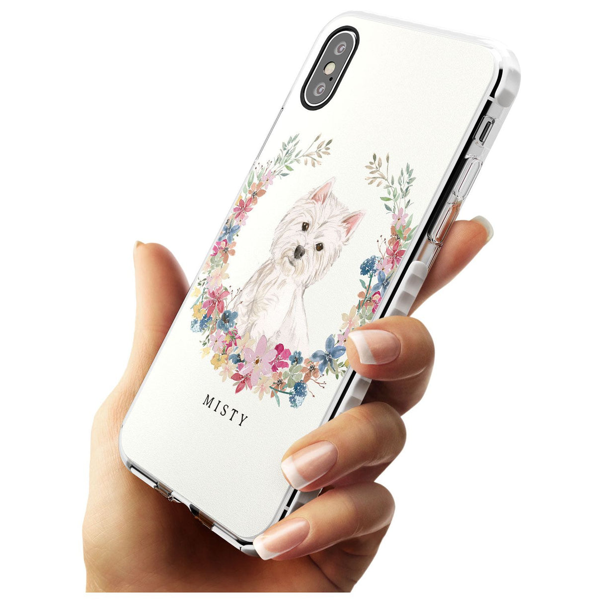 Westie Watercolour Dog Portrait Impact Phone Case for iPhone X XS Max XR