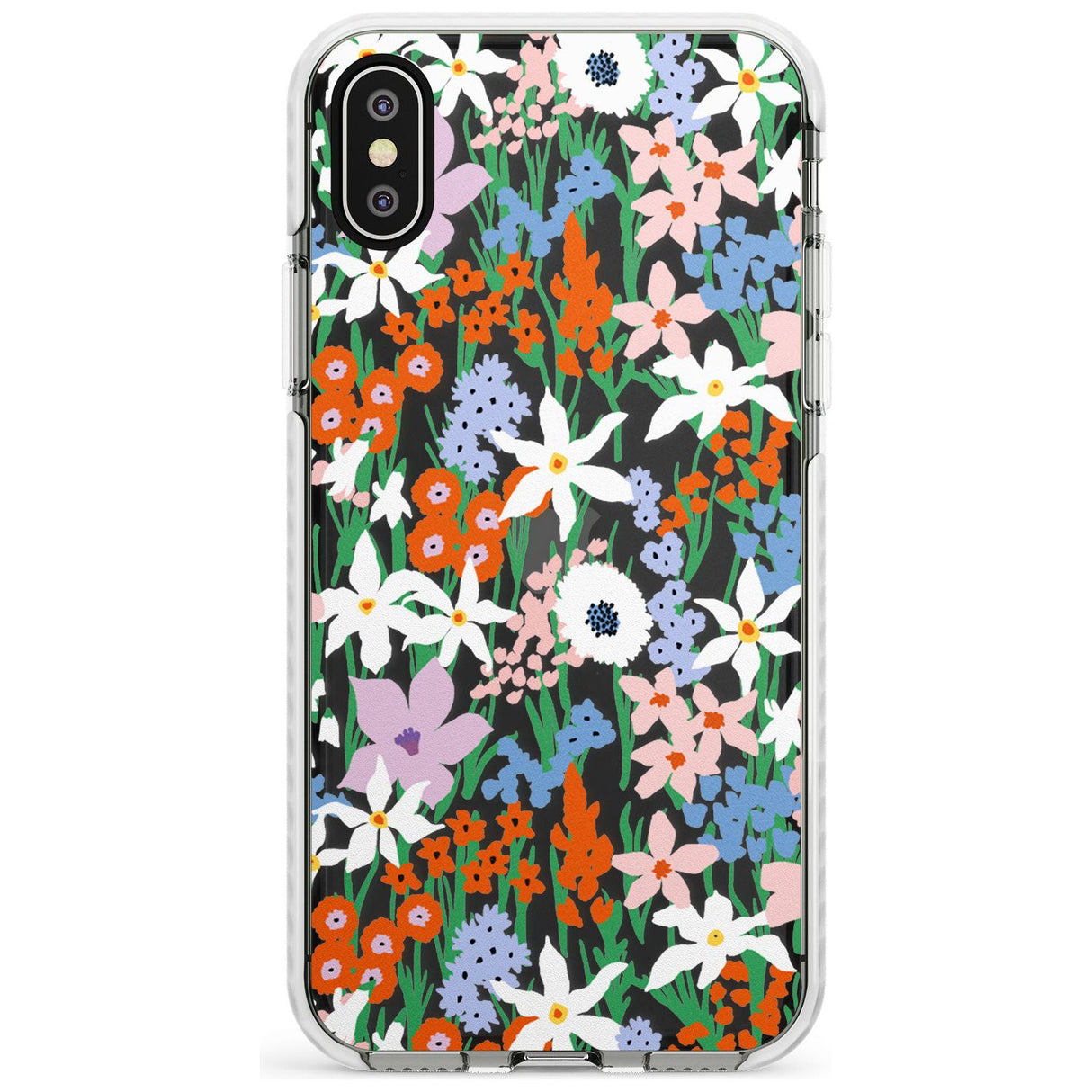 Springtime Meadow: Transparent Slim TPU Phone Case Warehouse X XS Max XR
