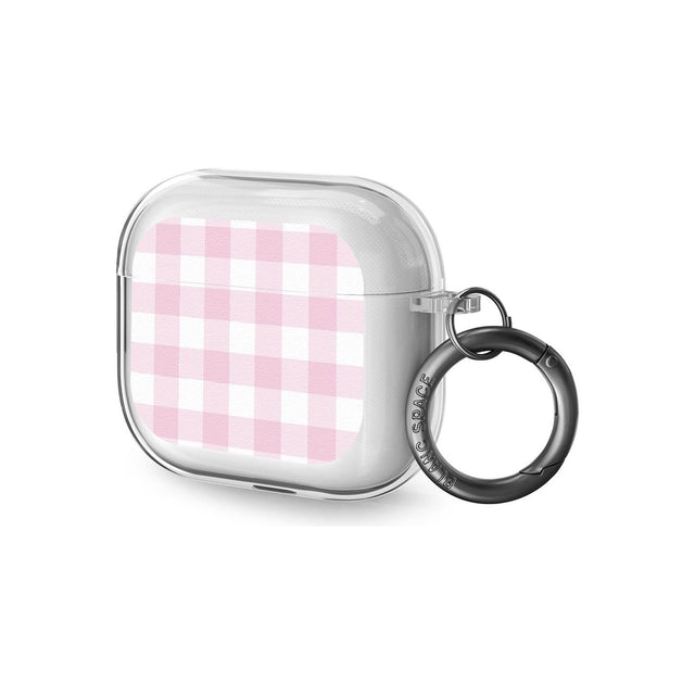 Pink Gingham Pattern AirPods Case (3rd Generation)