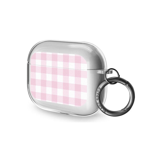 Pink Gingham Pattern AirPods Pro Case