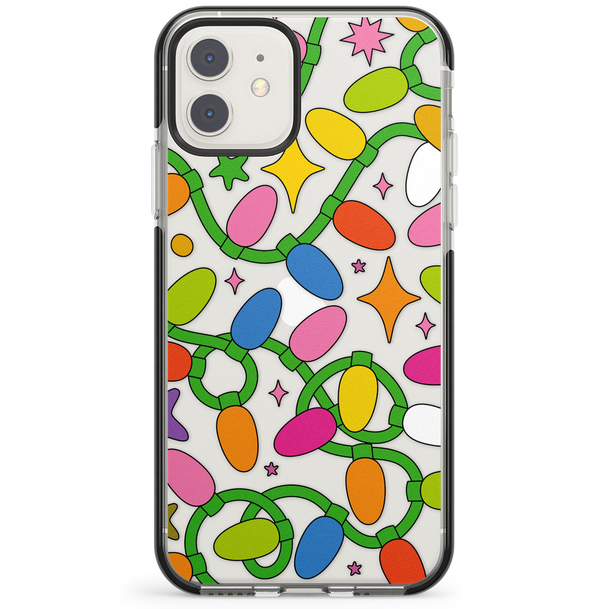 Festive Lights Pattern Impact Phone Case for iPhone 11, iphone 12