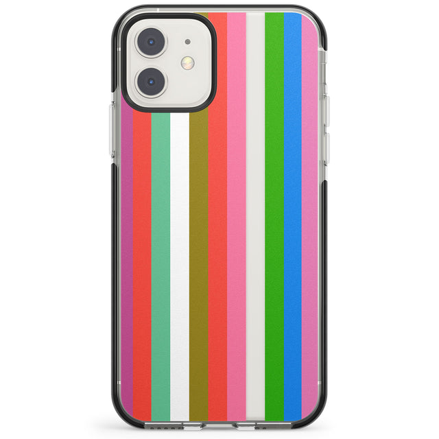 Vibrant Stripes Impact Phone Case for iPhone 11, iphone 12