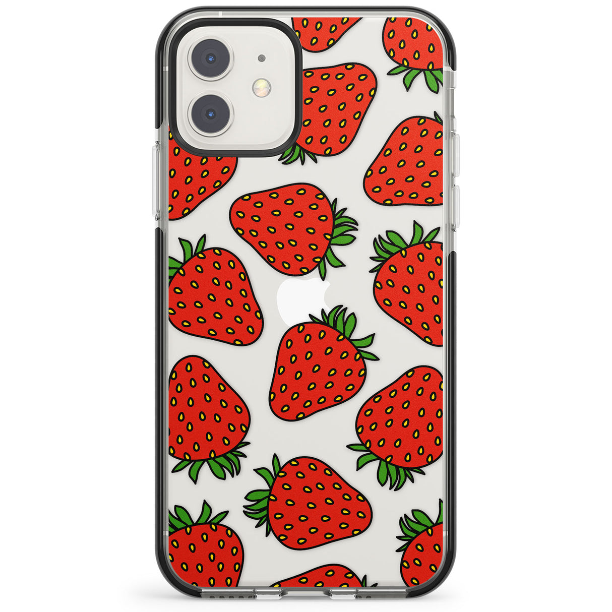 Strawberry Pattern Impact Phone Case for iPhone 11, iphone 12
