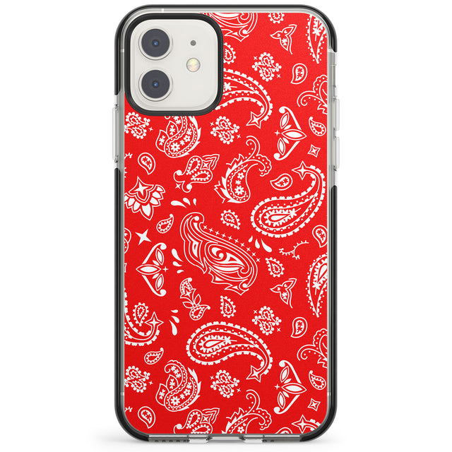 Red Bandana Impact Phone Case for iPhone 11, iphone 12