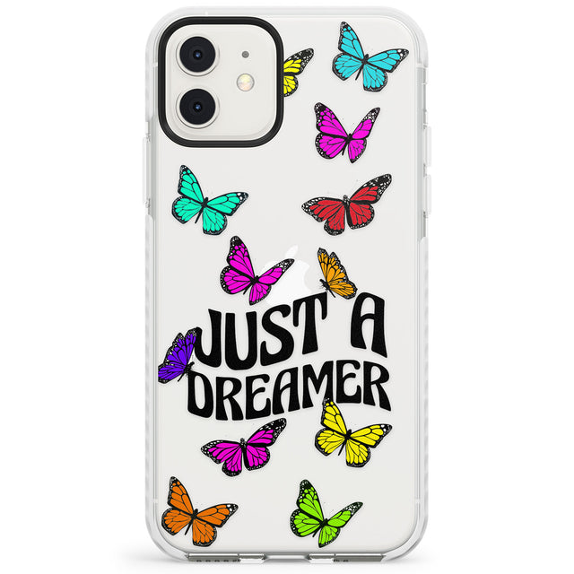 Just a Dreamer Butterfly Impact Phone Case for iPhone 11, iphone 12