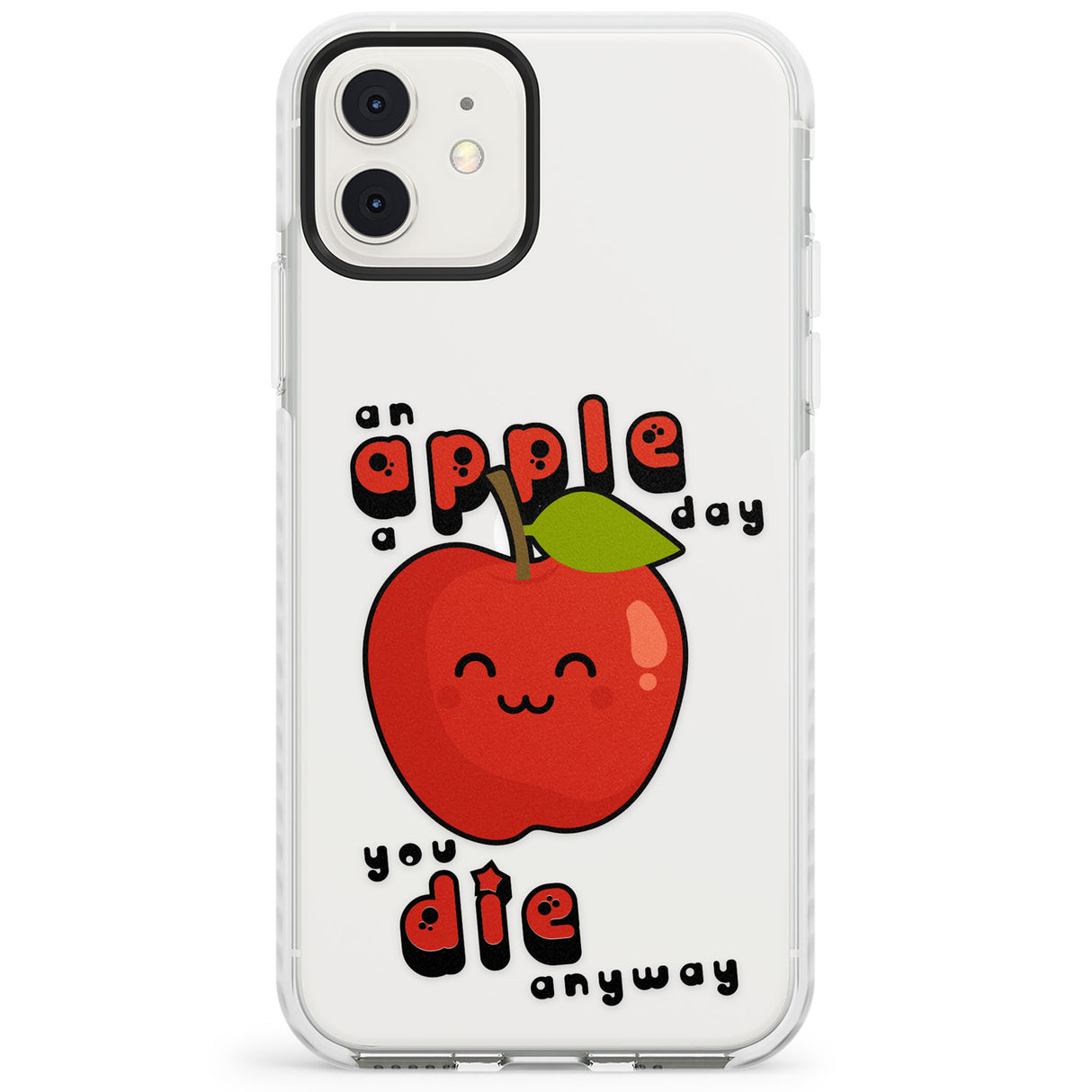 An Apple a Day Impact Phone Case for iPhone 11, iphone 12