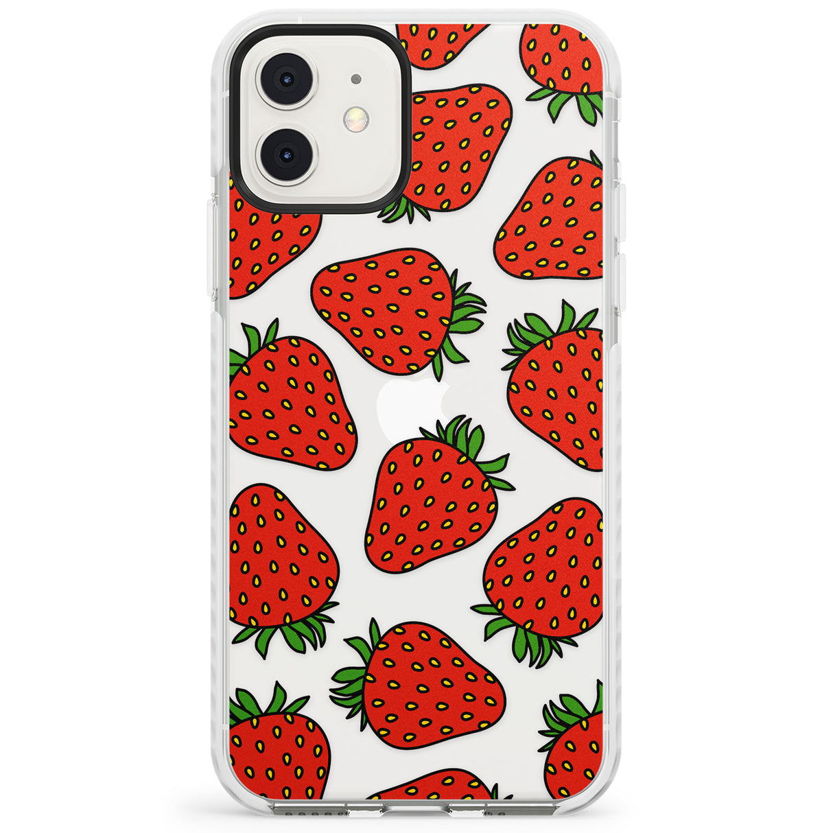 Strawberry Pattern Impact Phone Case for iPhone 11, iphone 12