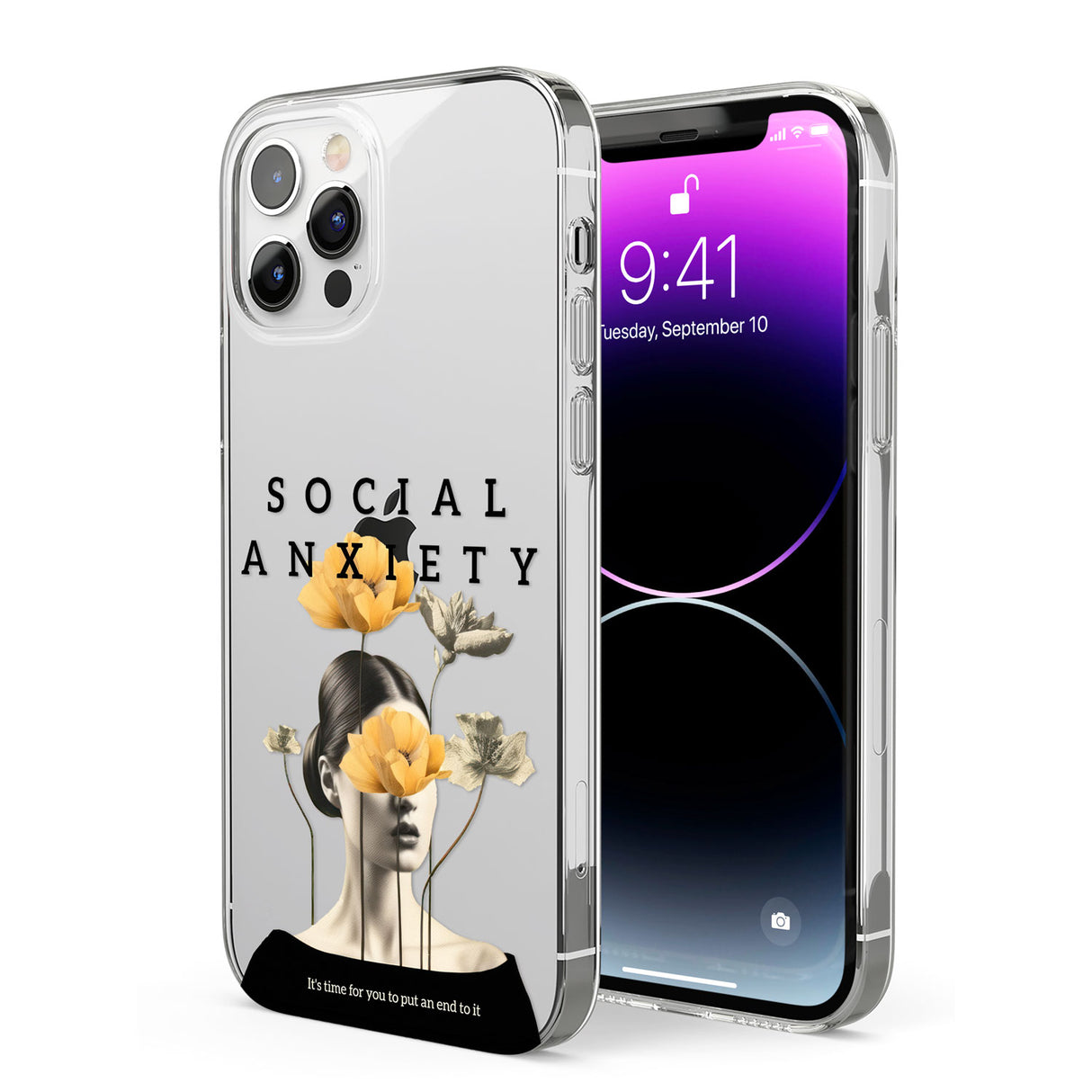 Social Anxiety Phone Case for iPhone 12 Pro
