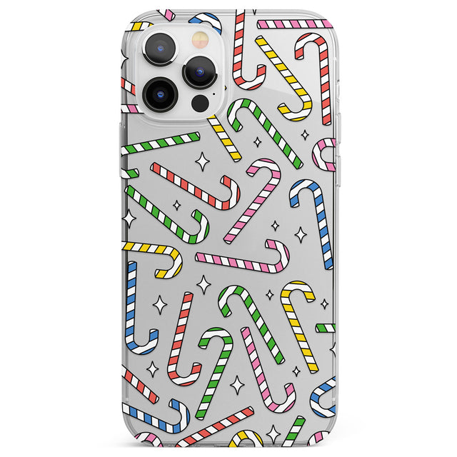 Colourful Stars & Candy Canes Phone Case for iPhone 12 Pro