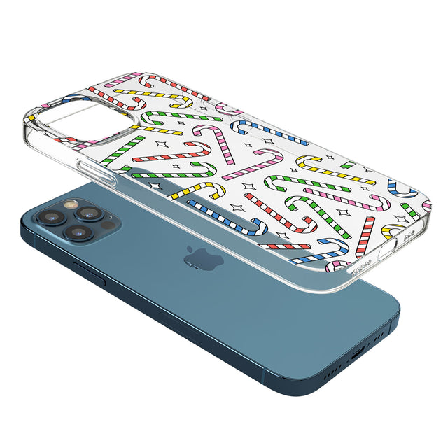 Colourful Stars & Candy Canes Phone Case for iPhone 12 Pro