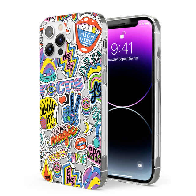 Magic Sticker Collage Phone Case for iPhone 12 Pro